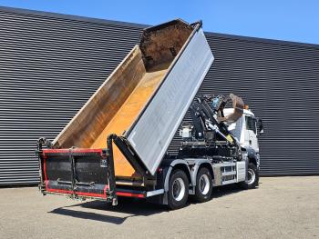 TGS 26.500 6X6 BB / Z CRANE + 2 SIDE TIPPER